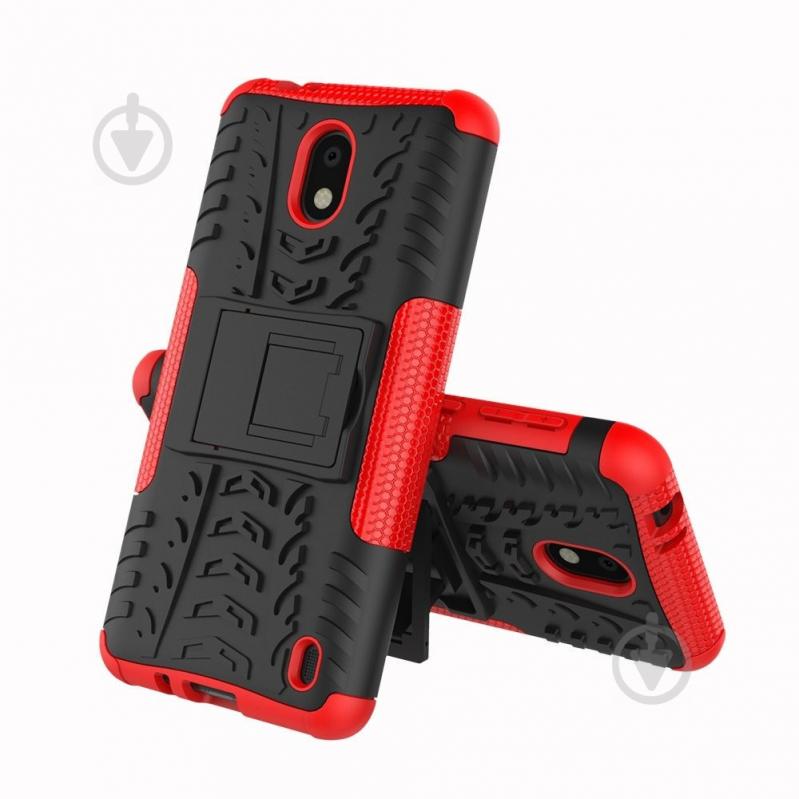 Чохол Armor Case для Nokia 2 Червоний (hub_Rtiu52510) - фото 2