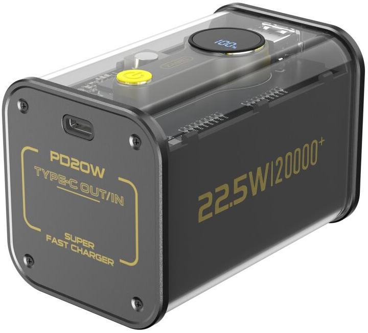 Портативное зарядное устройство BYZ W90 20000 mAh 22,5W Black (BYZ-W90-B) - фото 3