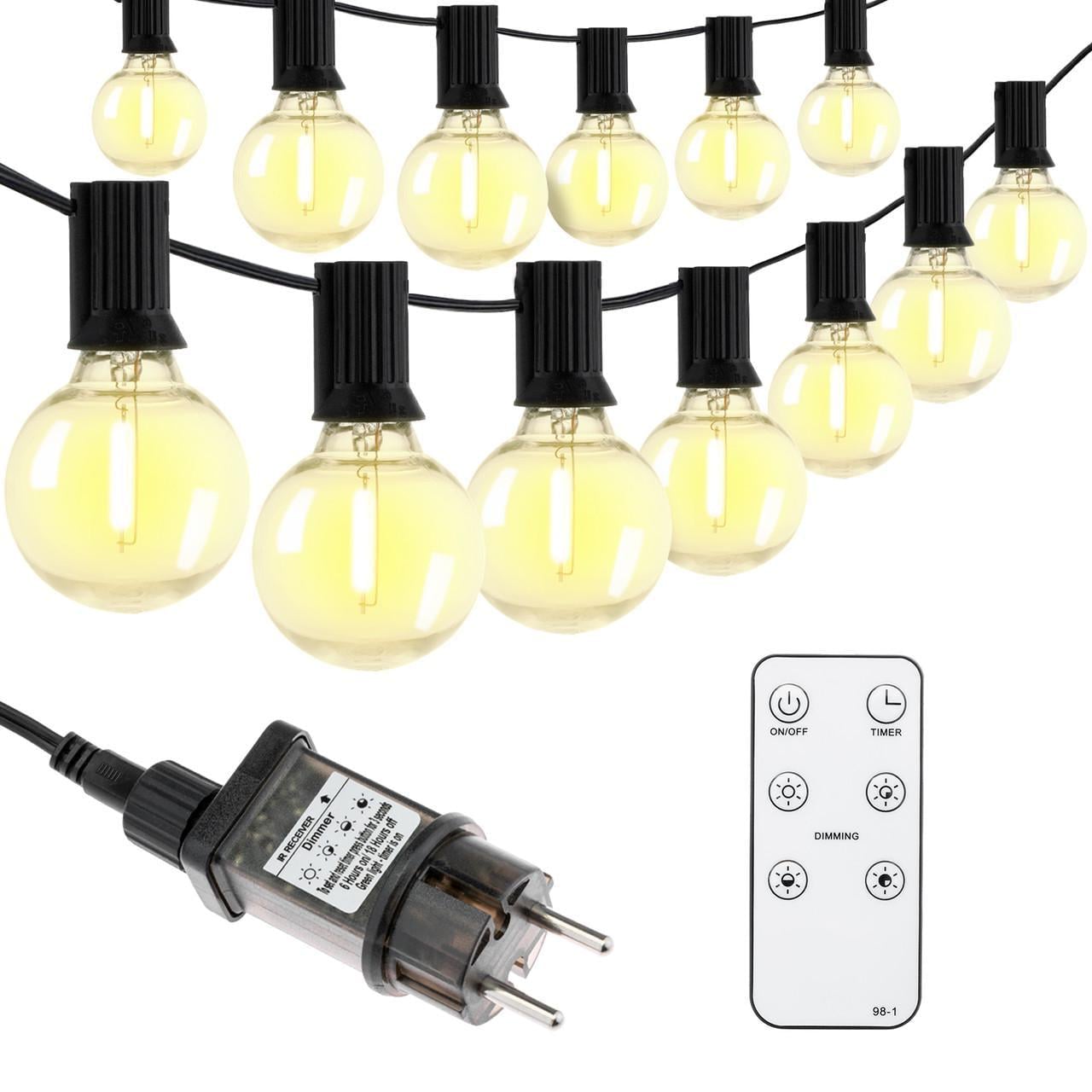Гирлянда садовая Lumiled 230V 3000 K IP44 30 LED-ламп 15,2 м Теплый свет (33977514)