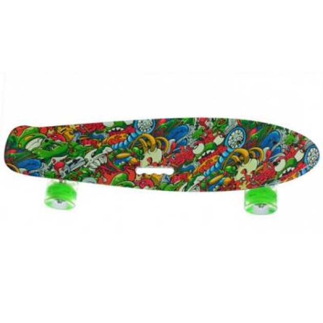 Пенниборд SC20428 PU со светом 56х15 см (27437640)