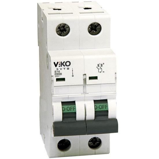 Автоматический выключатель Viko 4VTB-2C50 63А двухполюсный 4,5 кА