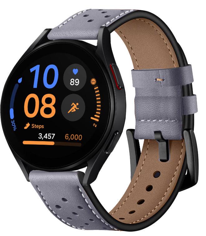 Ремінець шкіряний Classico для Galaxy Watch FE 40 мм Grey (39314-33)