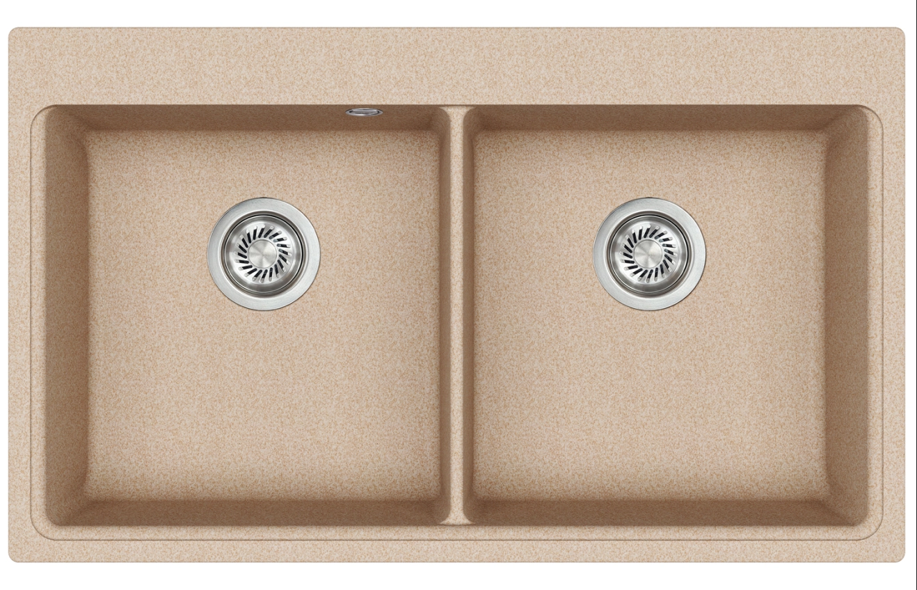 Мийка кухонна AquaSanita Magma SQM200 W Beige 110 Бежевий (37238094)