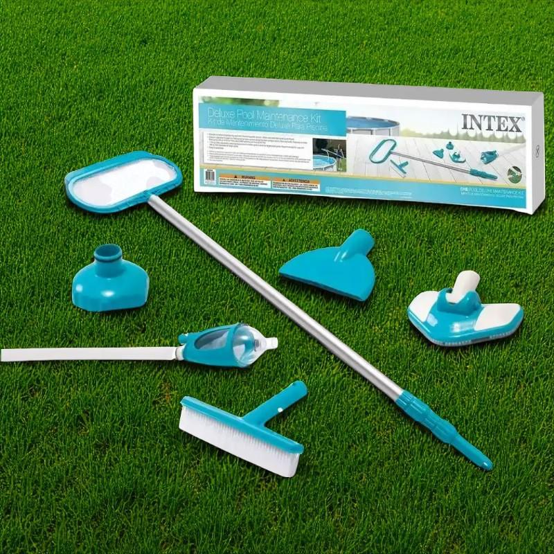 Комплект для чистки бассейна Intex сачок/пылесос/шланг - фото 3 Комплект для чистки бассейна Intex сачок/пылесос/шланг - фото 3
