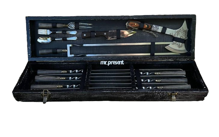 Набор шампуров Lux-Premium №6 ручной работы