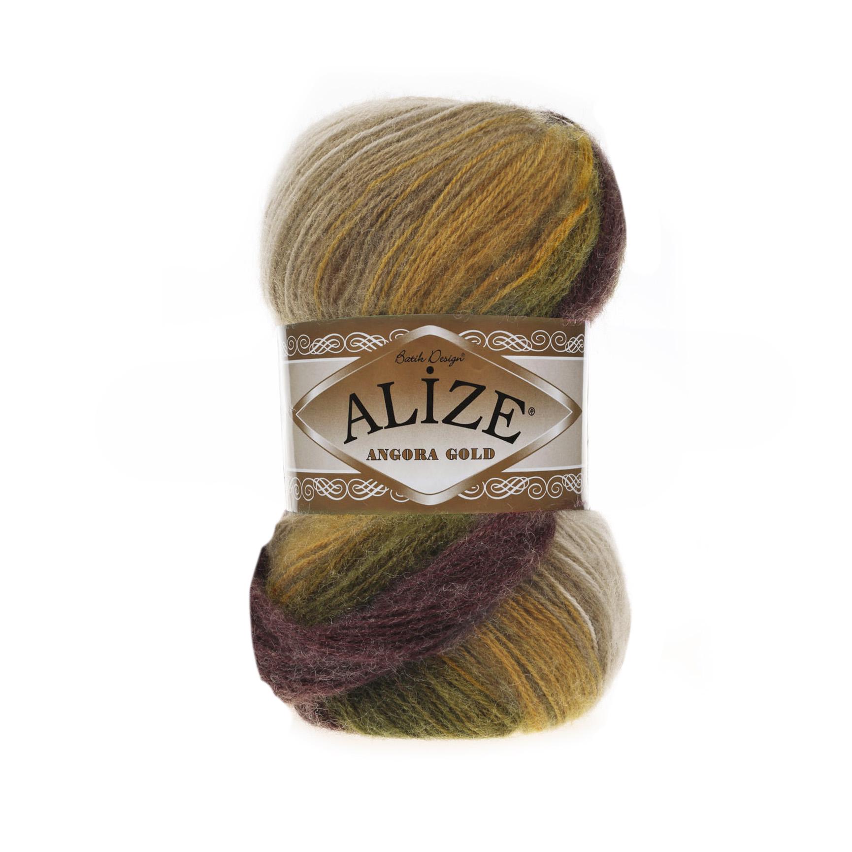 Пряжа Alize Angora Gold Batik 5850 (6345)