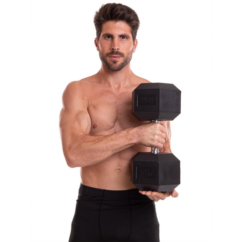 Гантель цільна TA-2679 шестигранна 40 кг Чорний (56363153) - фото 5 Гантель цільна TA-2679 шестигранна 40 кг Чорний (56363153) - фото 5