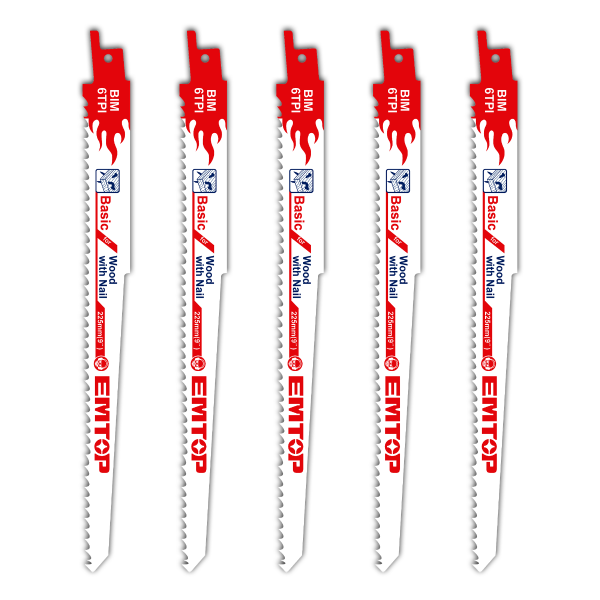 Набір полотен для шабельної пилки EMTOP ERSB1111DF 5 шт.