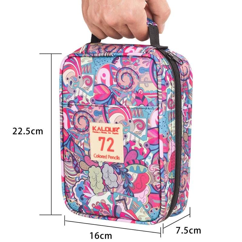 Художній набір кольорових олівців KALOUR 72 COLORS у дизайнерському кейсі (YV-PCN072) - фото 4