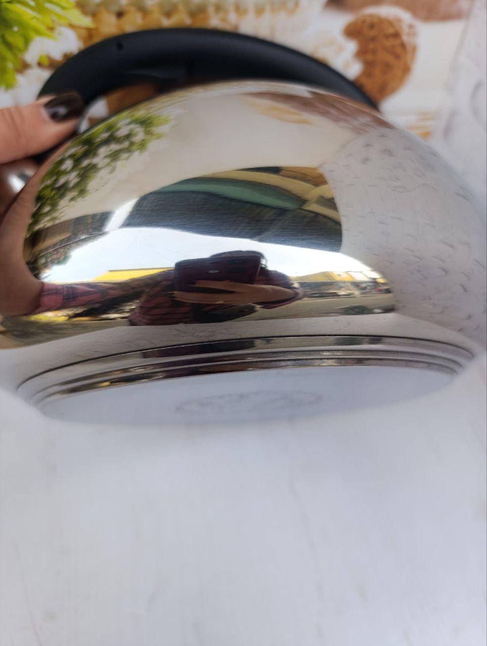 Чайник со свистком A-PLUS WK-1317 из нержавеющей стали 3 л Стальной (WK-1317) - фото 3 Чайник со свистком A-PLUS WK-1317 из нержавеющей стали 3 л Стальной (WK-1317) - фото 3