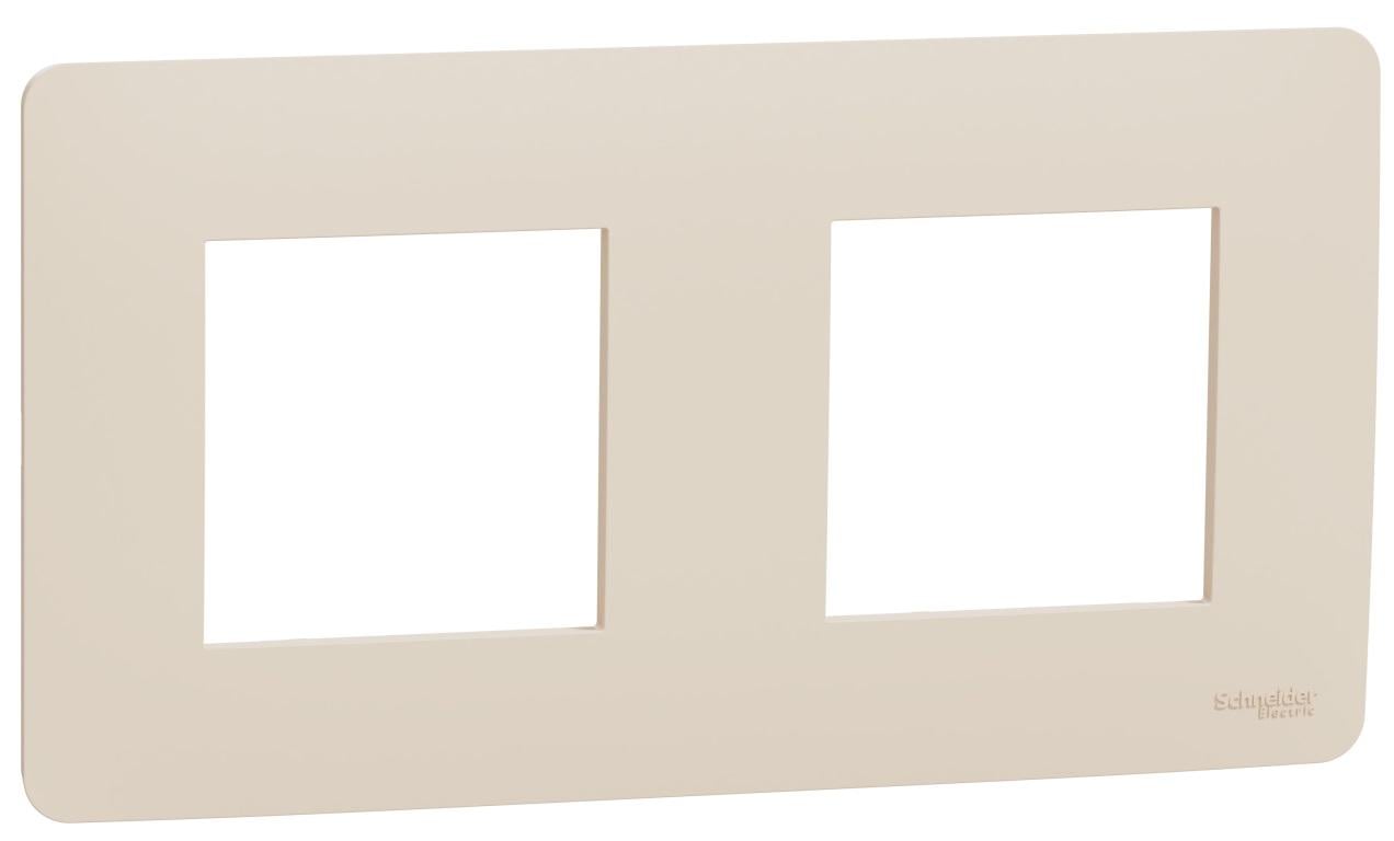 Рамка Schneider Electric 2-постовая ABS-UV Unica Бежевый (NU200444) Рамка Schneider Electric 2-постовая ABS-UV Unica Бежевый (NU200444)