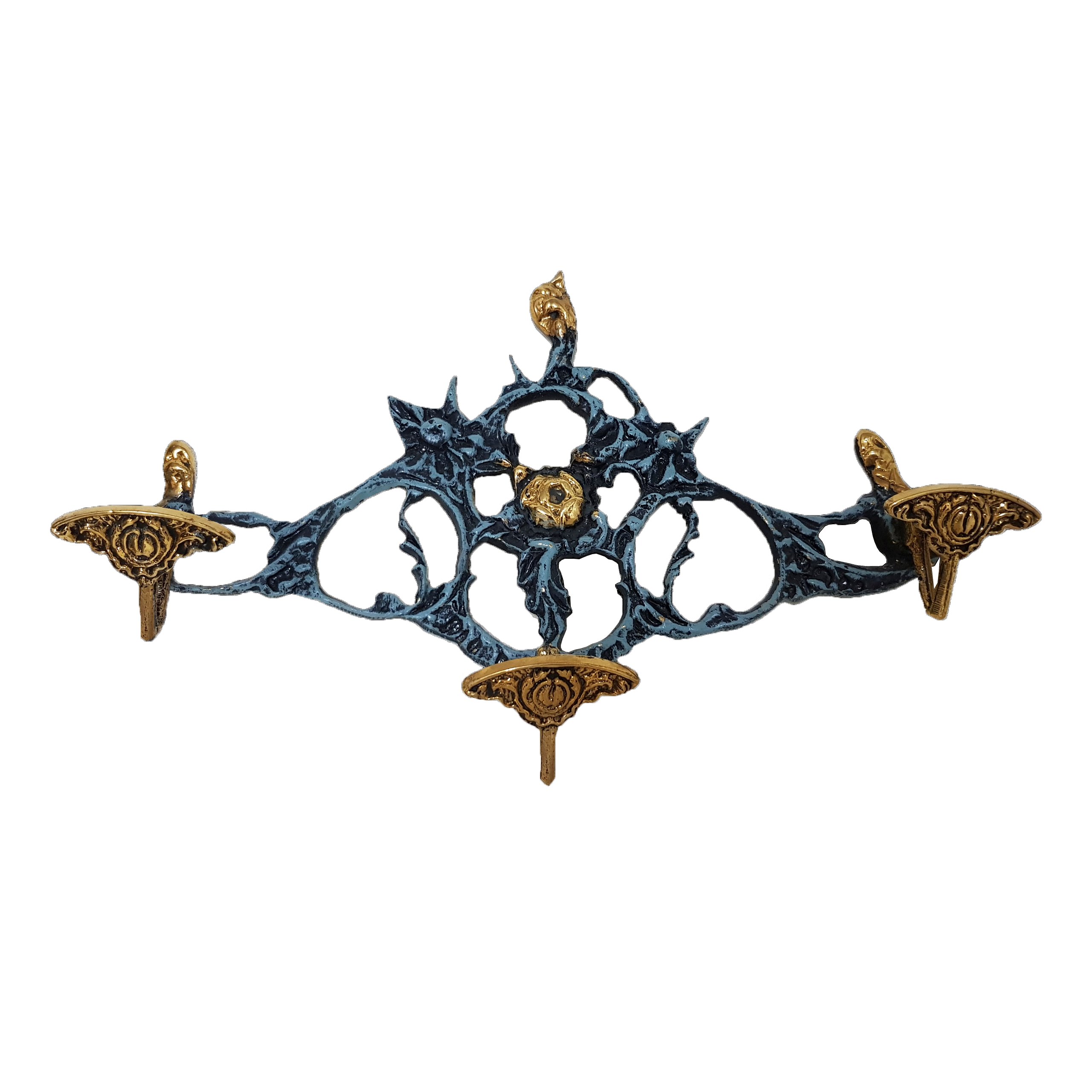 Вішалка настінна Virtus на три гачки Бронзовий (8416vi) Вішалка настінна Virtus на три гачки Бронзовий (8416vi)