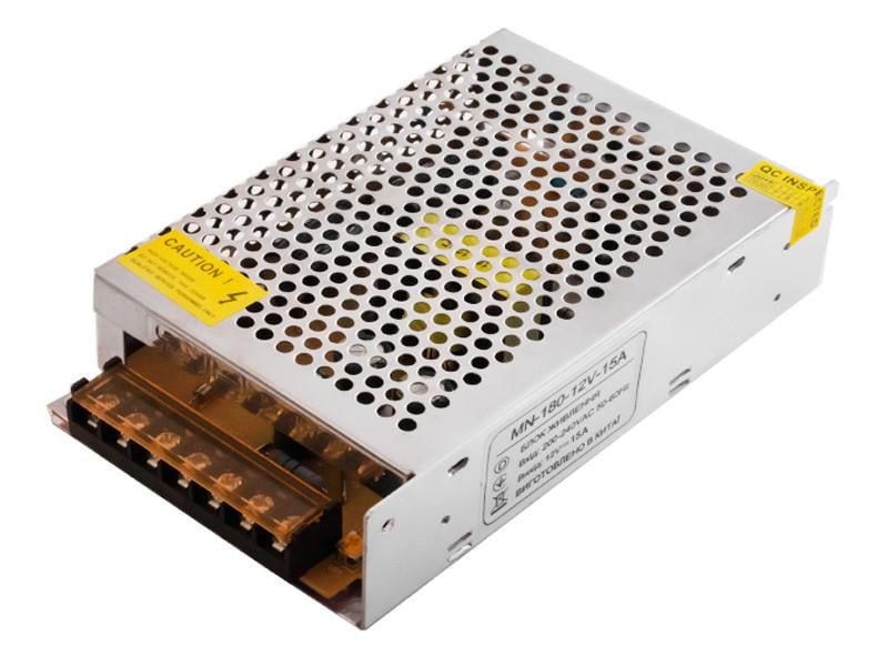 Блок питания 12 В 180 Вт IP20 (3343)