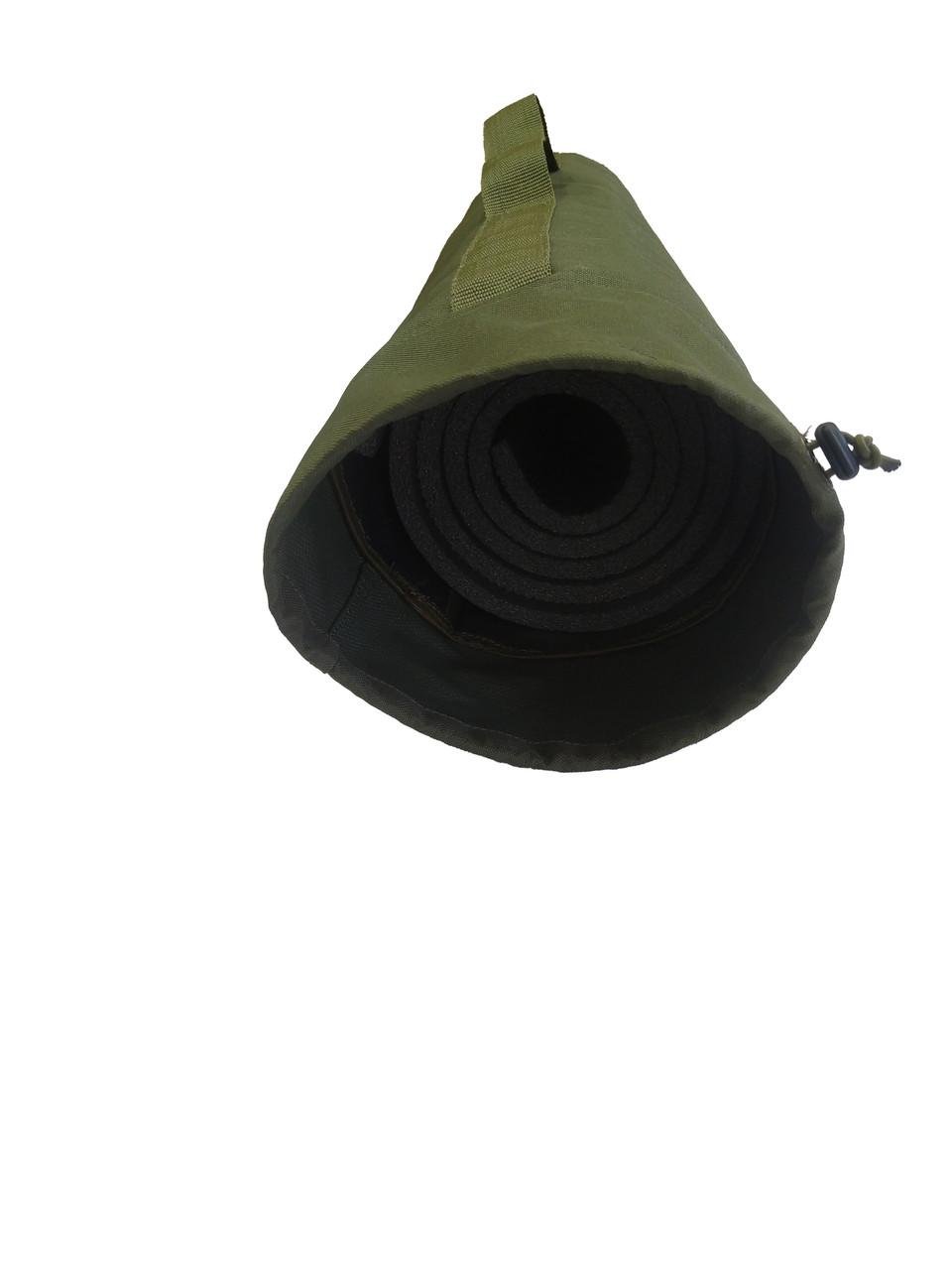 Коврик туристический Поход 10 М&М Серый в чехле Вид 2 Olive Green (213777) - фото 3