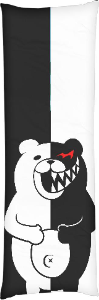 Подушка дакимакура Monokuma Danganronpa 60x180 см (14094498)