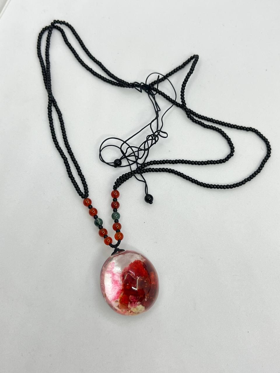 Намисто акваріумний кварц 40 см Різнокольоровий (10300)