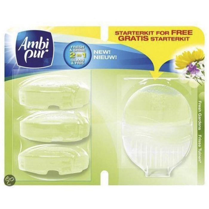Туалетный блок для унитаза Ambi Pur Fresh Gardens 55 мл 4 шт. (1622792303) Туалетный блок для унитаза Ambi Pur Fresh Gardens 55 мл 4 шт. (1622792303)