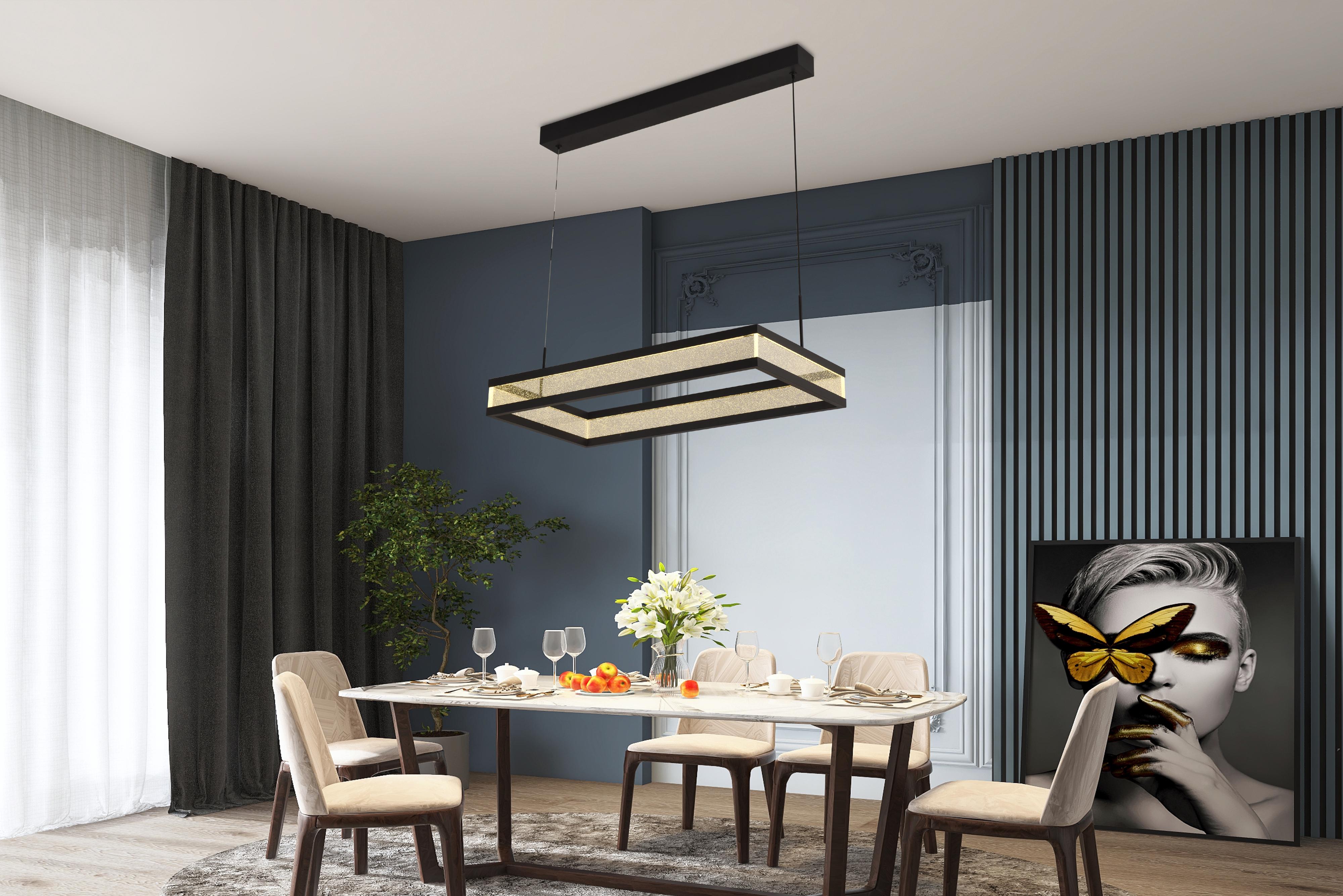 Люстра светодиодная подвесная ​​Valeso V QQD3122 BK - фото 2