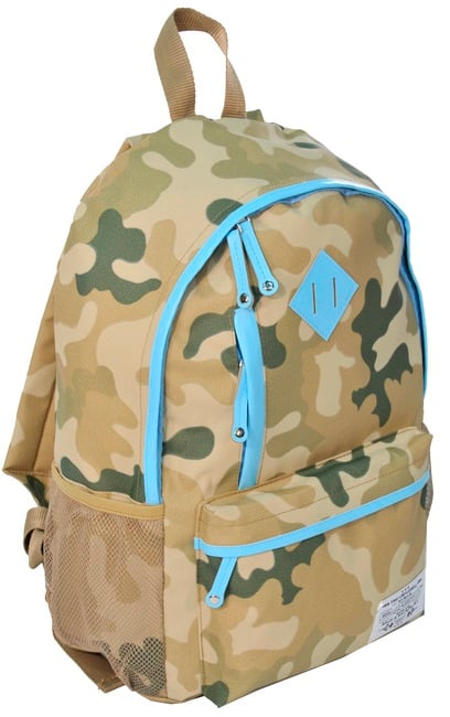 Рюкзак міський PASO молодіжний 18 л Камуфляжний/Блакитний (CM-182B)