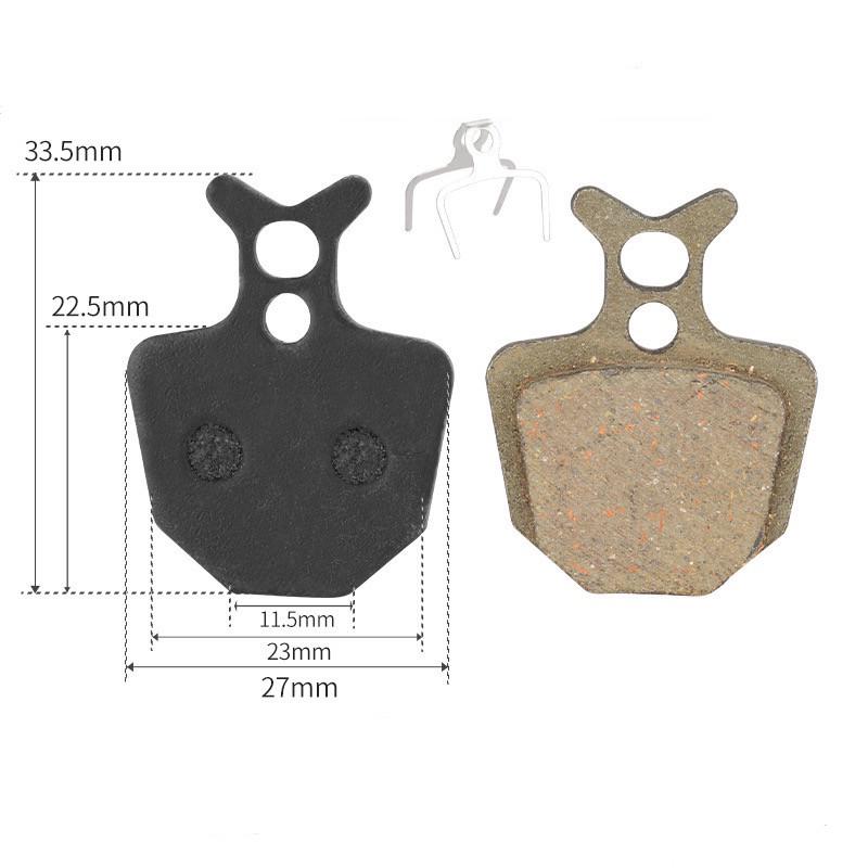 Колодки тормозные велосипедные дисковые DS020 Formula Oro K18 33,5х27 мм - фото 2 Колодки тормозные велосипедные дисковые DS020 Formula Oro K18 33,5х27 мм - фото 2