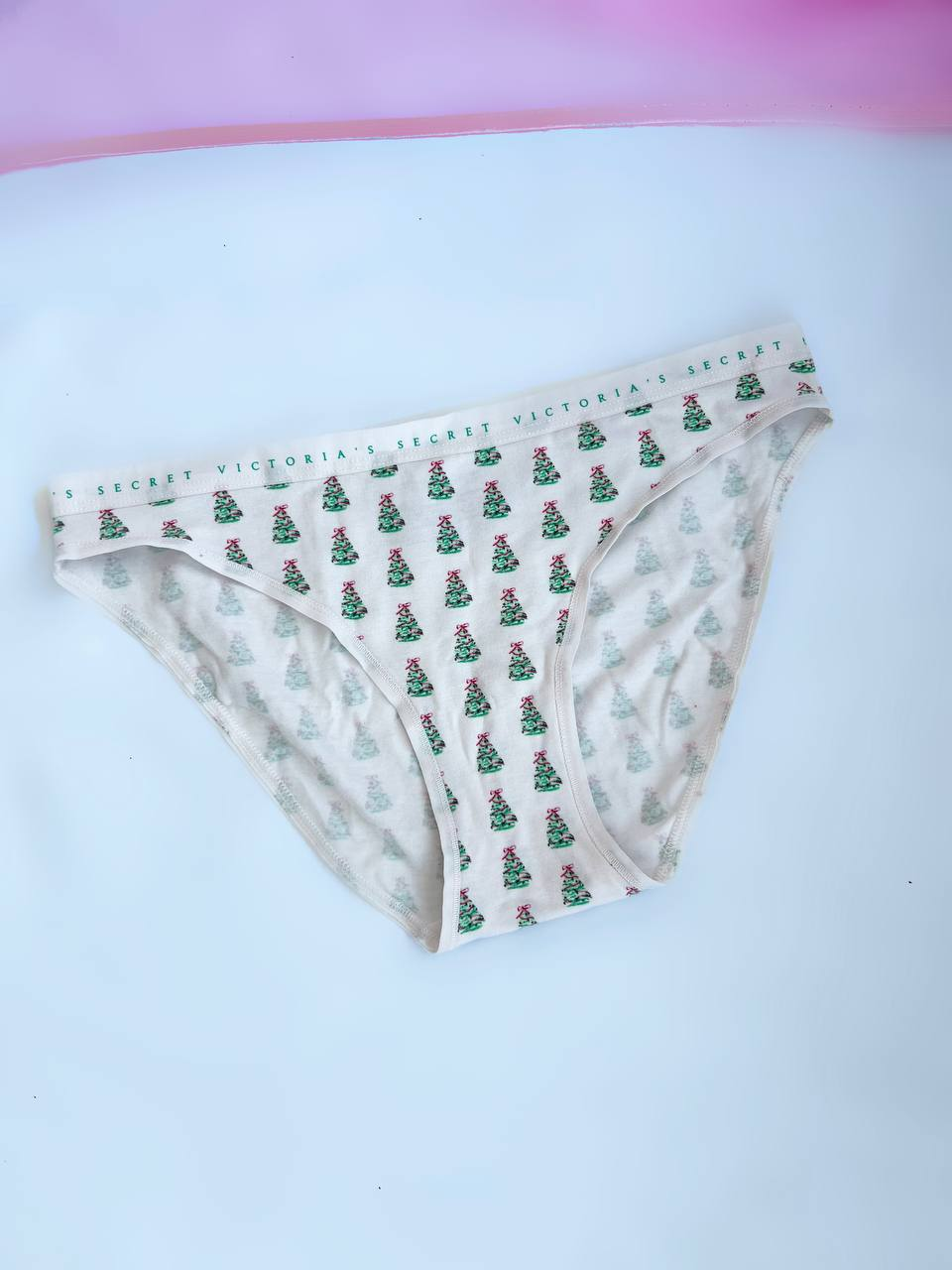 Труси Victoria's Secret Stretch Cotton Bikini Panty S Бежевий (27305393)