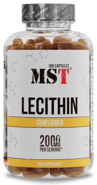 Комплекс Подсолнечный Лецитин MST Lecithin Sunflower 1000 мг 180 софтгель
