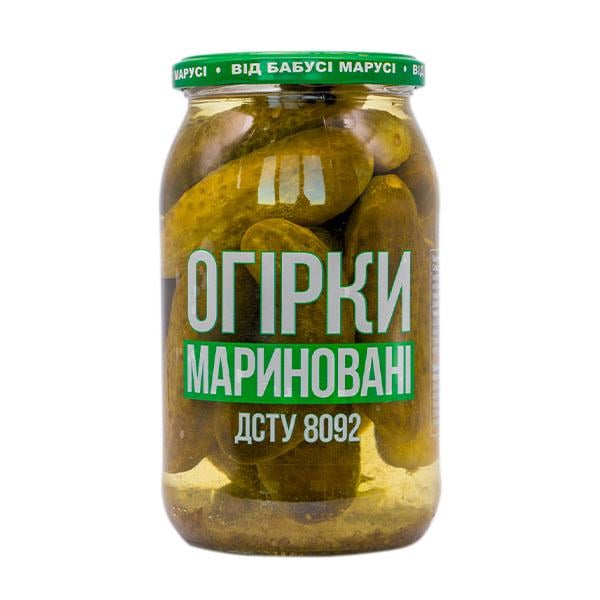 Овощная консерва Бабусі Марусі "Огірки мариновані" 850 г (33347733)