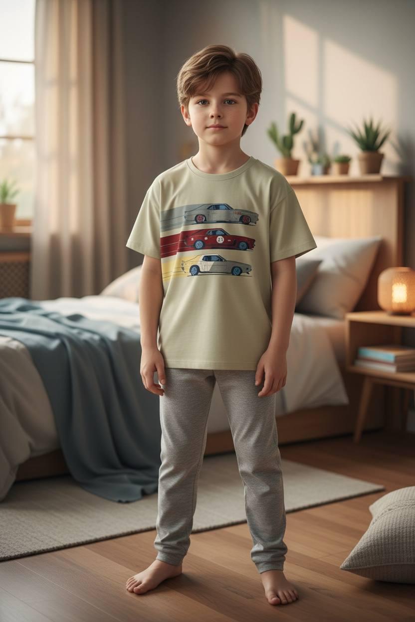 Домашний костюм-пижама для мальчика BAYKAR р. 7 122-128 см 7-8 лет Мятный (9618-240) Домашний костюм-пижама для мальчика BAYKAR р. 7 122-128 см 7-8 лет Мятный (9618-240)