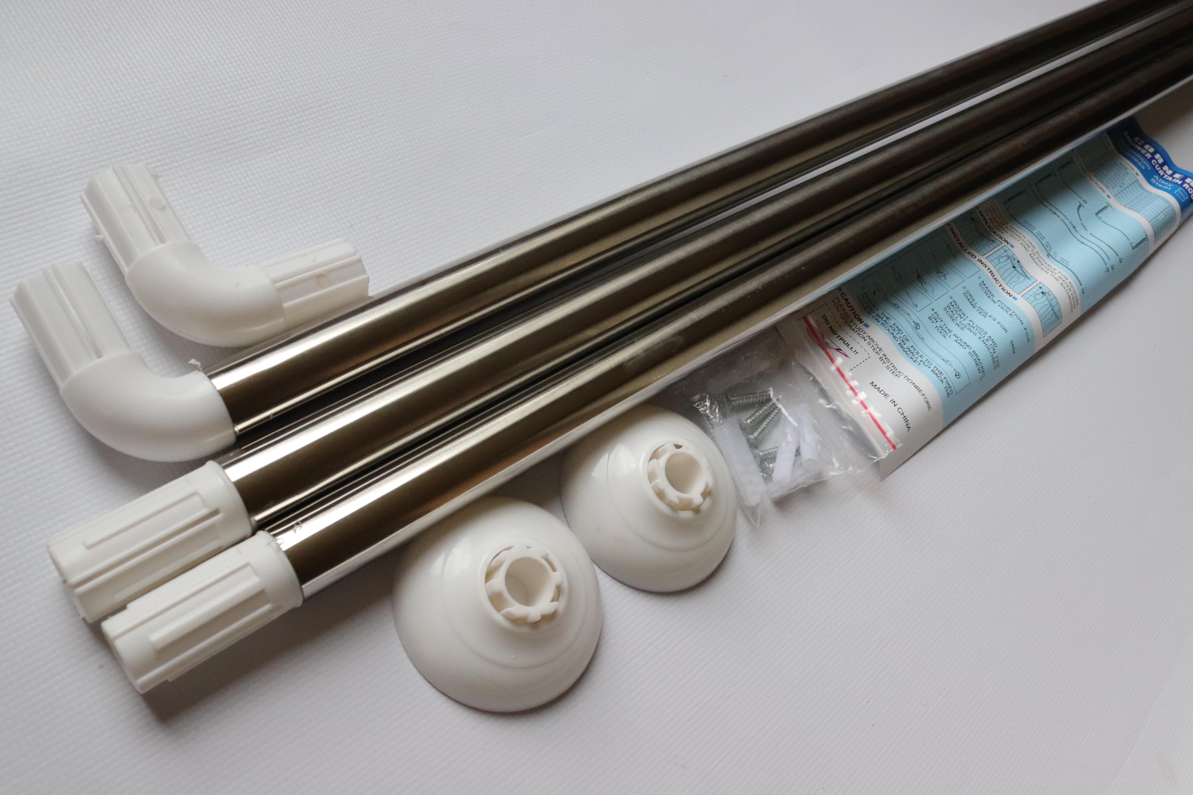 Карниз угловой Corner 80x80x80 см Хромированный (2249) Карниз угловой Corner 80x80x80 см Хромированный (2249)