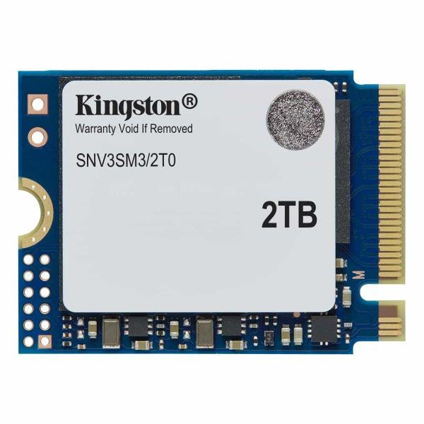 SSD накопитель Kingston NV3 2TB M.2 2230 PCIe Gen4.0 x4 NVMe 3D NAND (SNV3SM3/2T0) SSD накопитель Kingston NV3 2TB M.2 2230 PCIe Gen4.0 x4 NVMe 3D NAND (SNV3SM3/2T0)