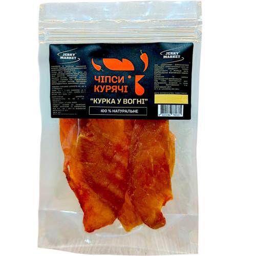 Чіпси курячі Jerky Market Курка у вогні 50 гр/50 шт.
