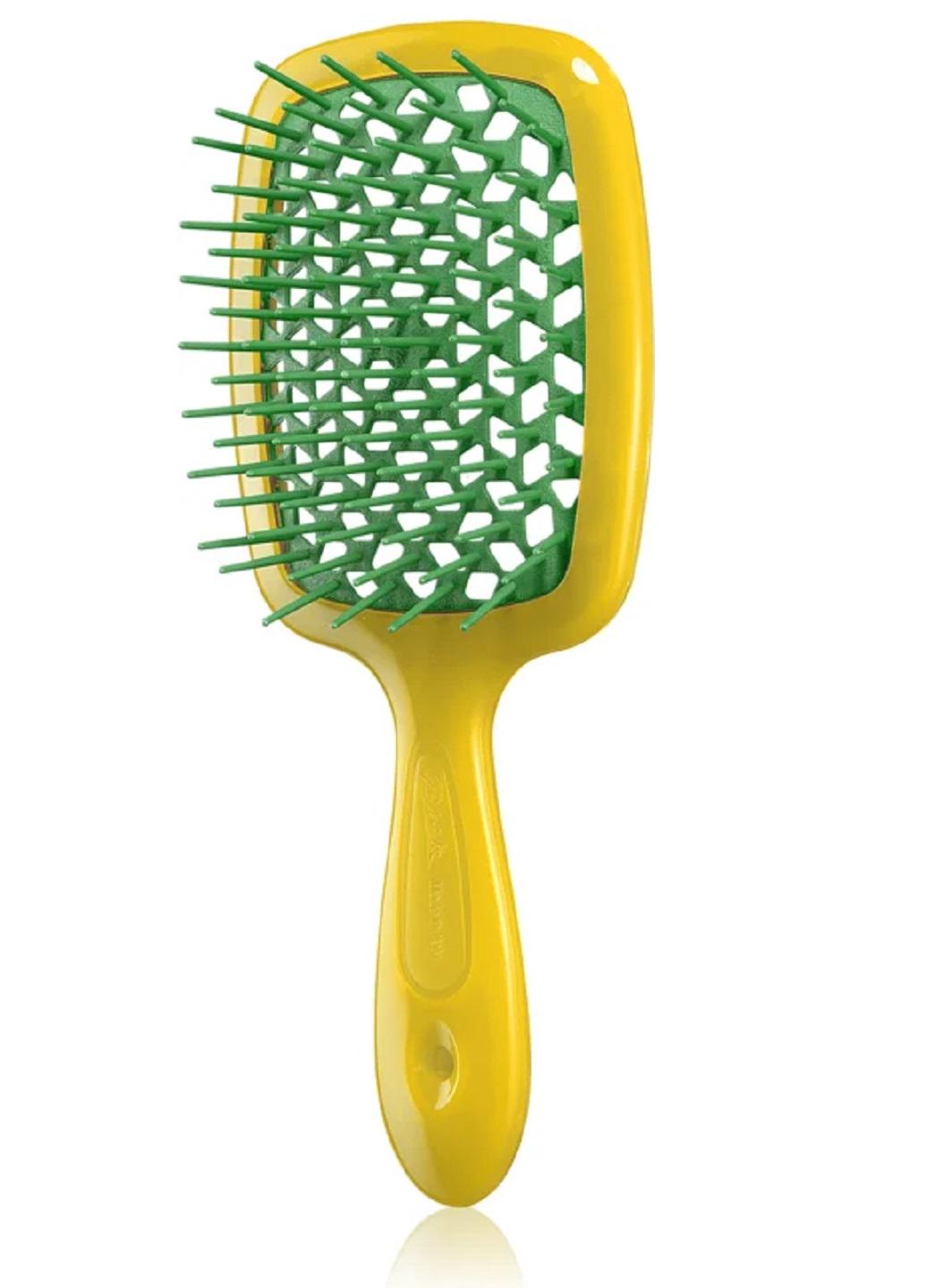Щітка для волосся Janeke Superbrush Small Жовтий/Зелений (Е-01375) Щітка для волосся Janeke Superbrush Small Жовтий/Зелений (Е-01375)
