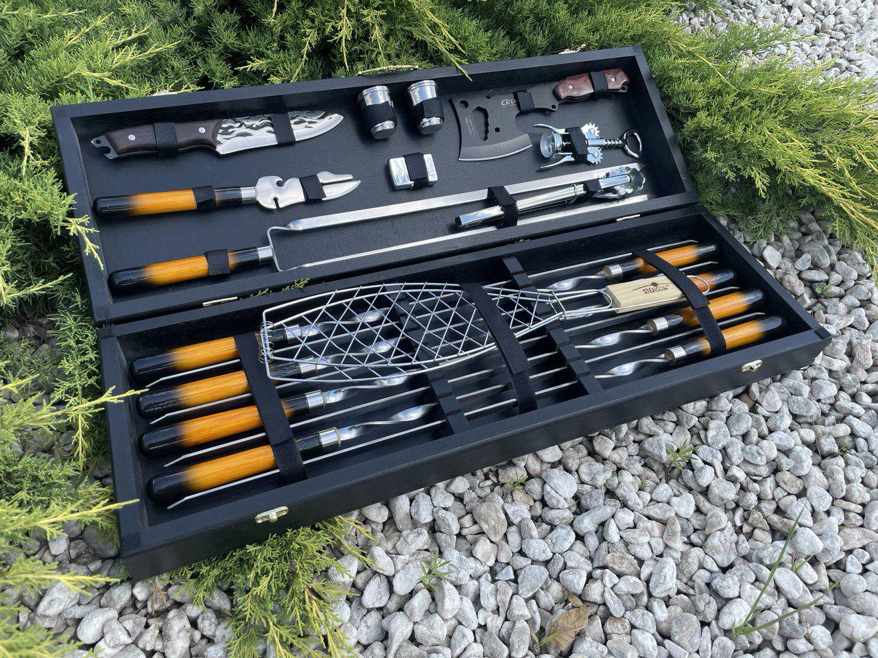 Набор шампуров в кейсе Гриль-Хищник №3 M
