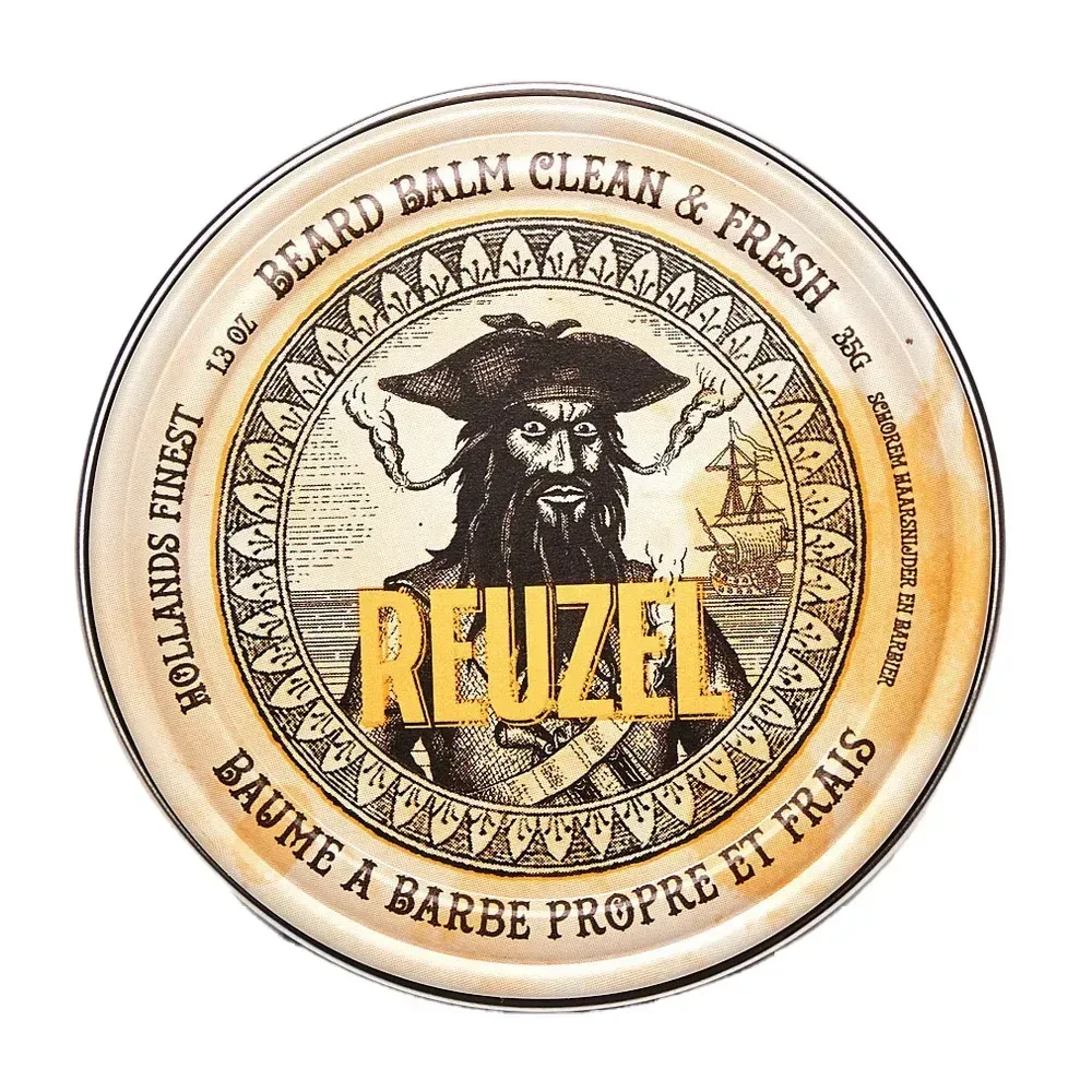 Бальзам для бороды Reuzel Clean&Fresh Beard Balm увлажнение смягчение и свежий аромат апельсина эвкалипта 35 г