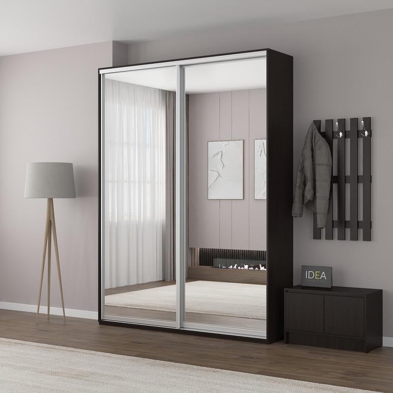 Шафа-купе Idea серія 1 дзеркало 180х60х240 см Венге темний (1141)
