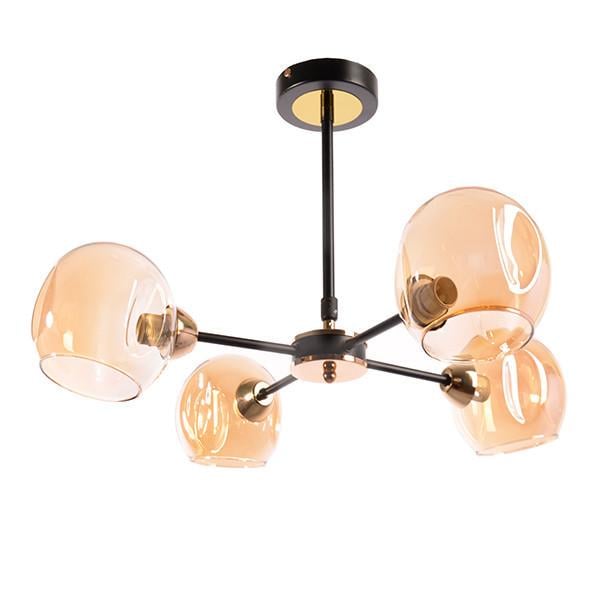 Люстра Лофт Numina на четыре плафона 29-H089/4BK+FGD