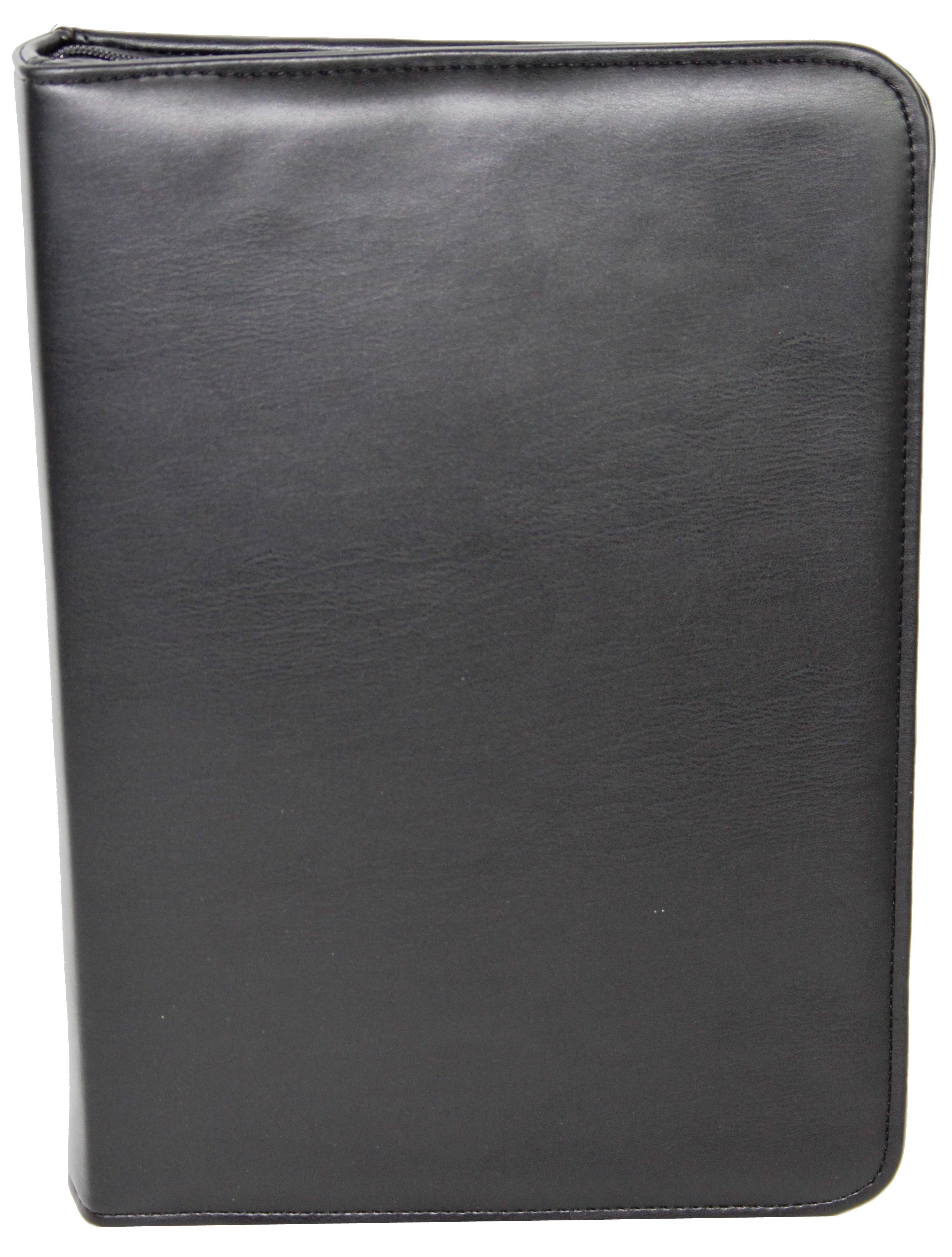 Папка деловая Portfolio для документов из экокожи Черный (Port1013 black)