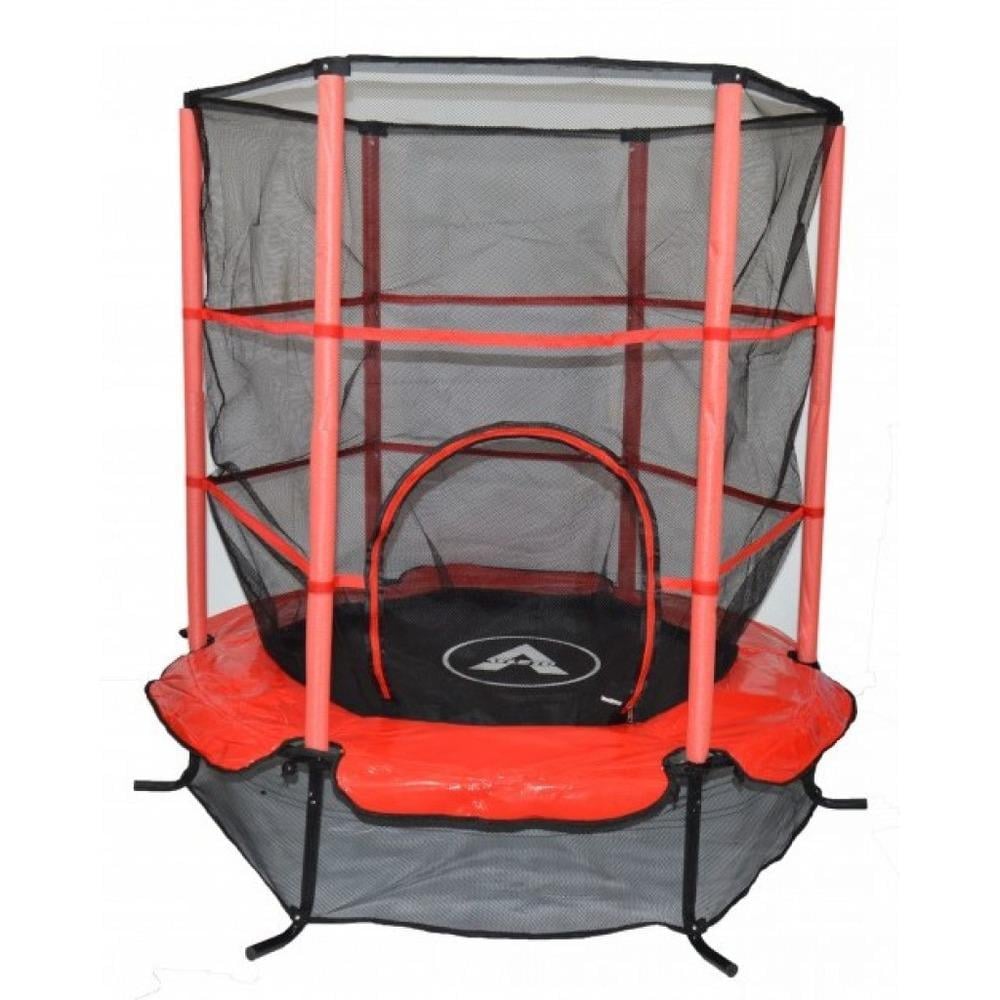 Батут детский Atleto с сеткой 140 см Красный (14-76-21000404) Батут детский Atleto с сеткой 140 см Красный (14-76-21000404)
