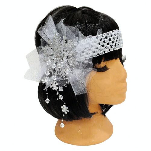 Резинка на голову Снежинка Seta Decor (16-899SL) Резинка на голову Снежинка Seta Decor (16-899SL)