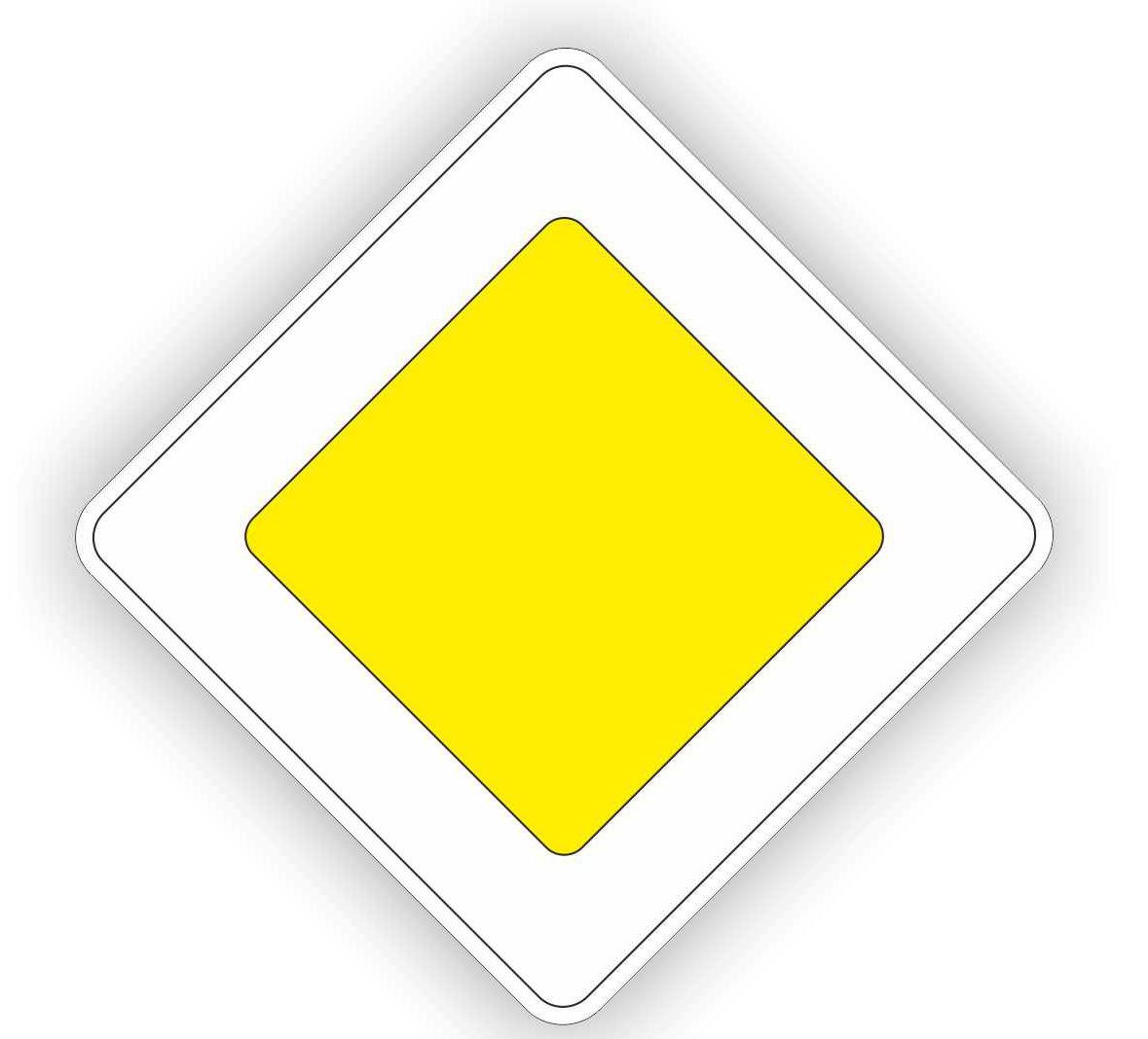 Дорожный знак 2.3 Главная дорога 700х700 мм