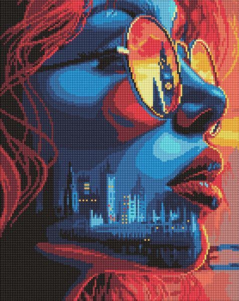 Алмазная мозаика Ideyka Закат в Лондоне 40x50 см (Id-AMO8064)