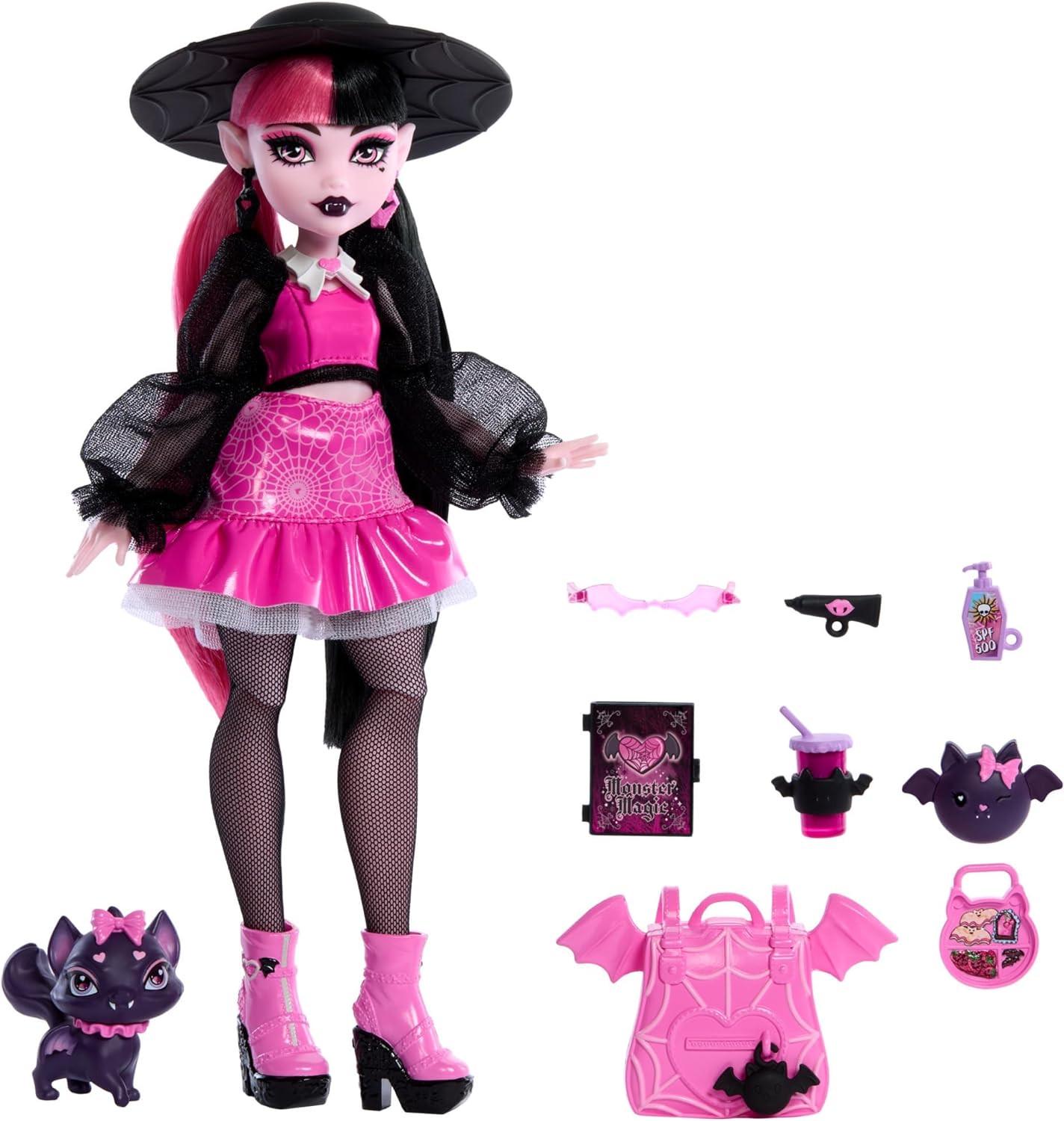 Лялька Monster High Draculaura with Pet Bat-Cat Count Fabulous (MH06019) - фото 4