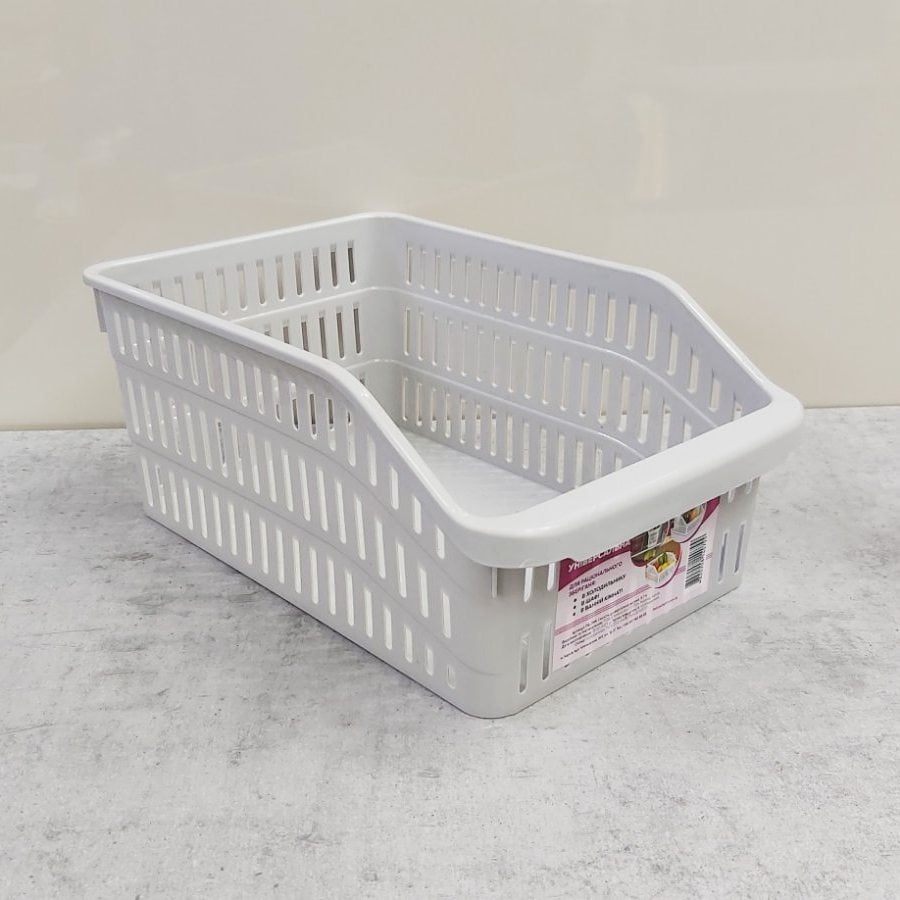 Лоток в холодильник Полимербыт 20х30х14 см Светло-серый (ПБ-799)