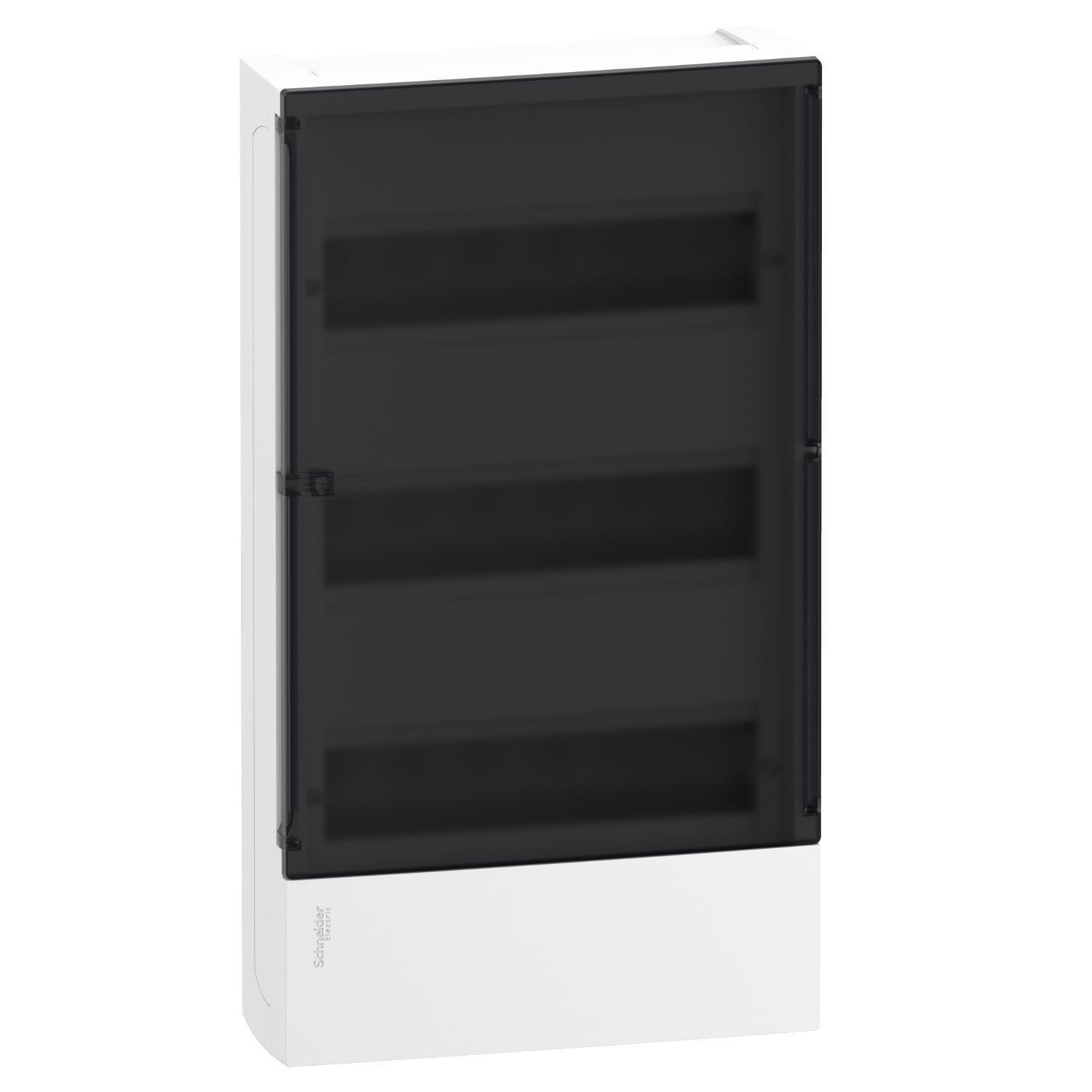 Щит навісний Schneider Electric Resi9 MP 3ряда/36 модулів з дверцятами Димчастий (MIP12312S) Щит навісний Schneider Electric Resi9 MP 3ряда/36 модулів з дверцятами Димчастий (MIP12312S)
