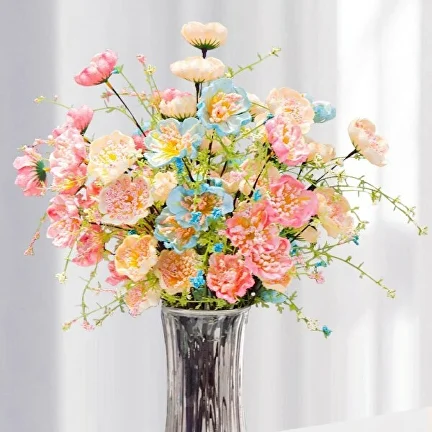 Цветы азалии искусственные 60 см 7 веток (C00639-1) - фото 7