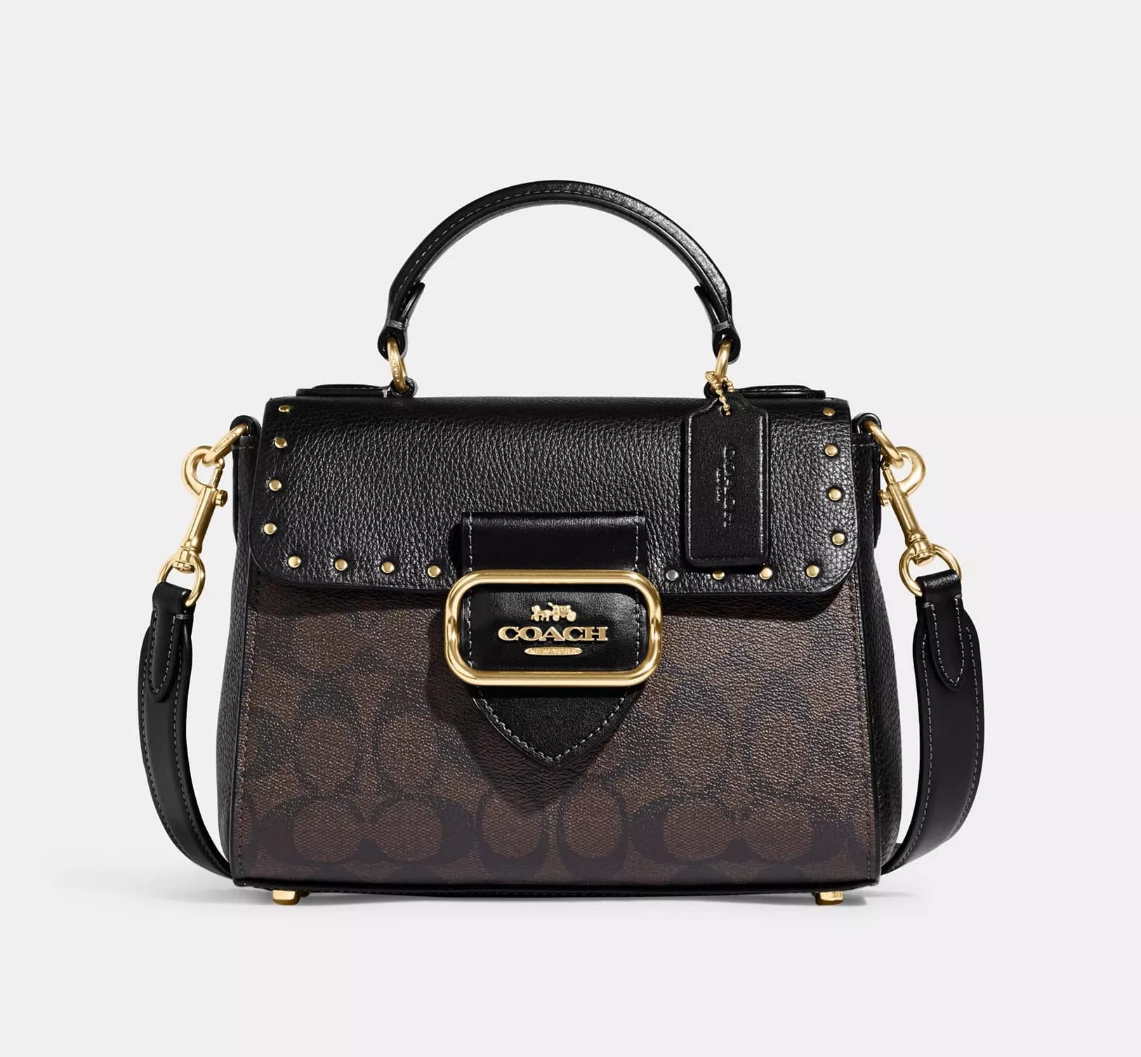 Женская сумка Coach Morgan Satchel Brown/Black (CH-7972632) Женская сумка Coach Morgan Satchel Brown/Black (CH-7972632)