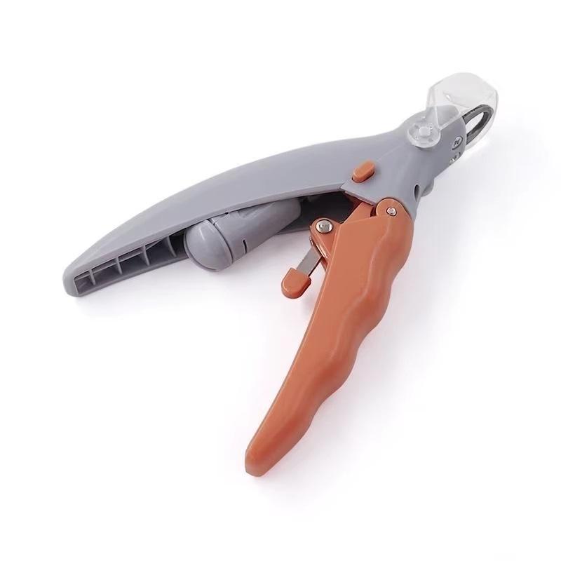 Когтерез для кошек и собак PFCS-A с подсветкой Серо-оранжевый (2091) - фото 3