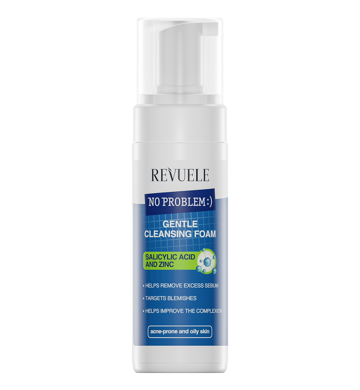 Піна для вмивання Revuele No Problem з саліциловою кислотою і цинком 150 мл (2773129164)