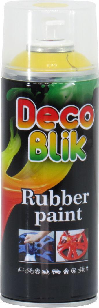 Краска-спрей эффект жидкой резины Deco Blik 450 мл Ярко-желтый (0025)