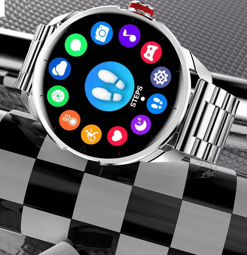 Смарт-годинник Lemfo LF26 Pro 2 ремінці Silver (bc31abf9) - фото 2